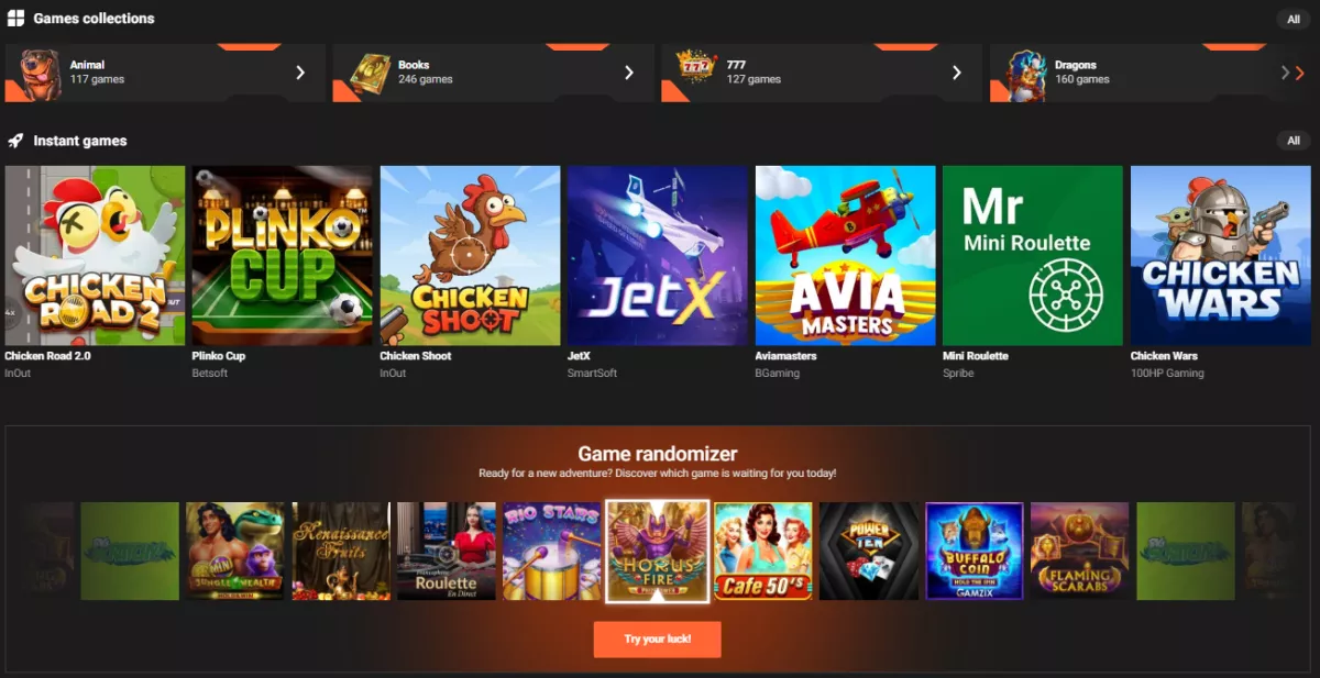 GGBet Casino Games